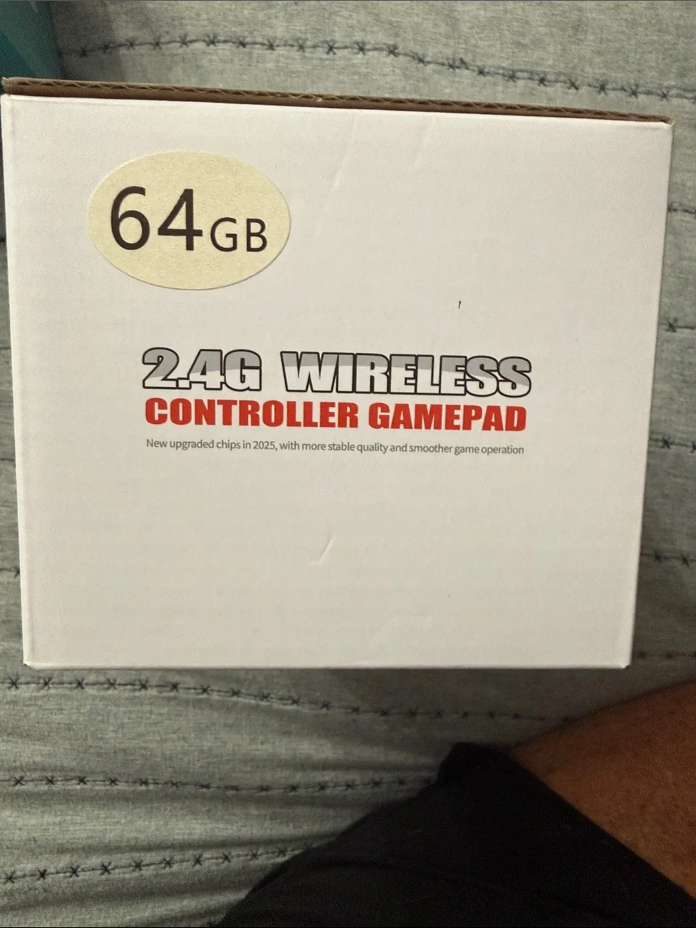 Wireless Black Gamepad Controller - Upgraded 2.4G Wireless